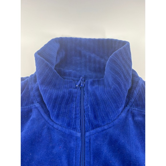BonWorth Royal Blue Corduroy Full Zip Jacket Women's Medium Collared - Picture 4 of 7